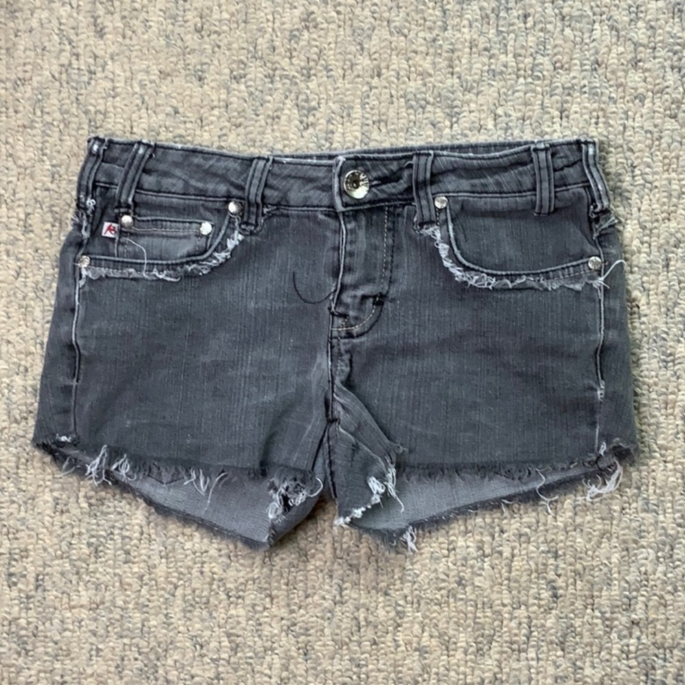 Gray AB jeans cutoffs size 5
